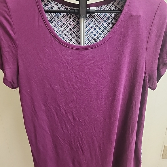 Croft & Barrow Stretch Purple Top - Women’s Large - Picture 2 of 6